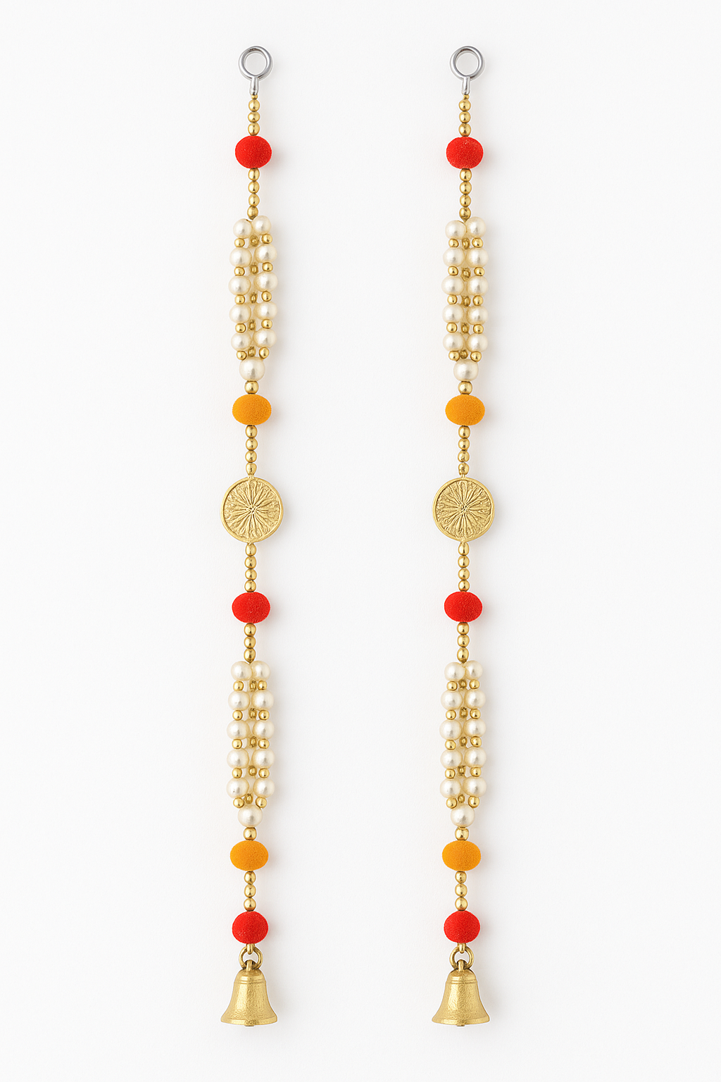 Traditional Pearl & Bell Door Hanging – Set of 2