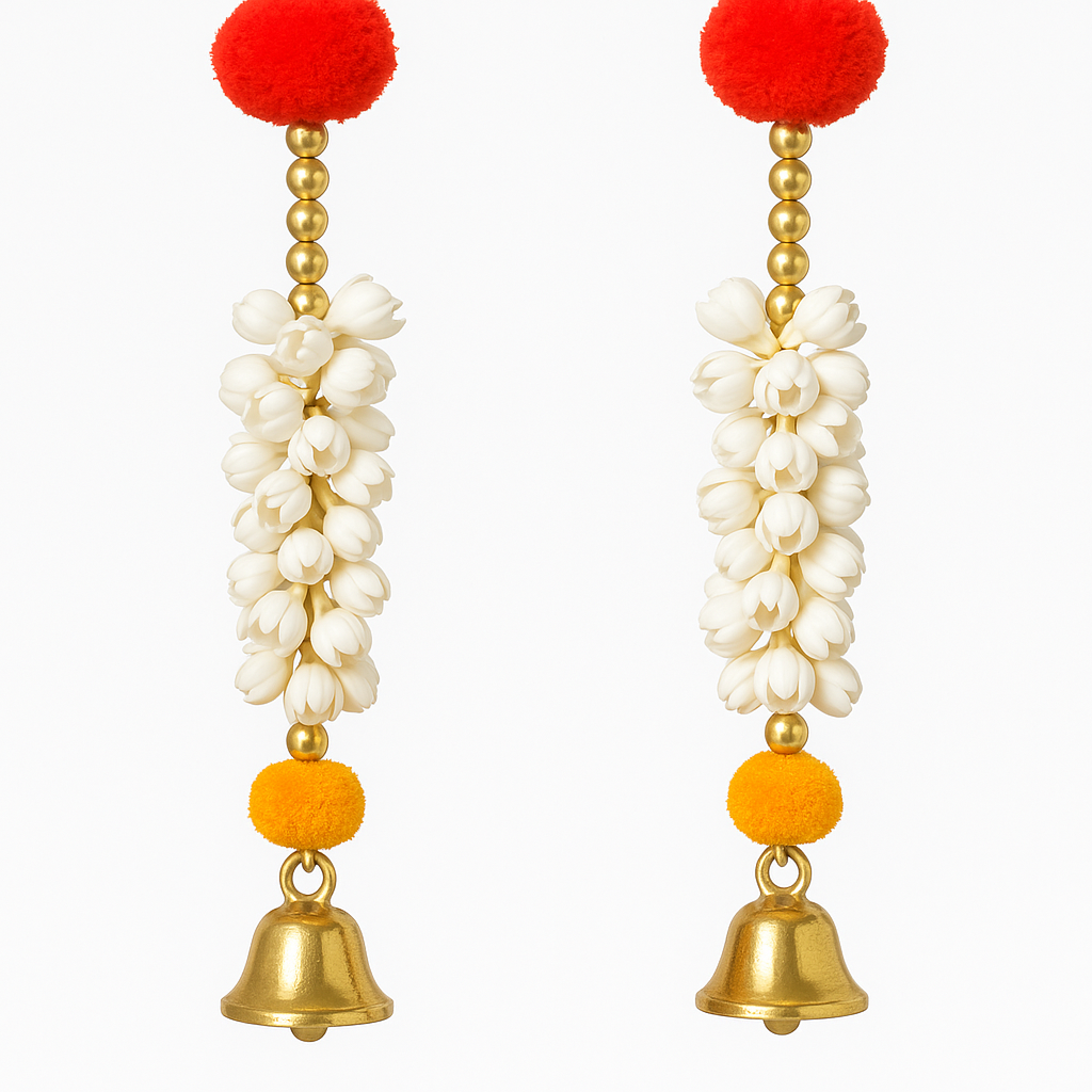 Traditional Pearl & Bell Door Hanging – Set of 2