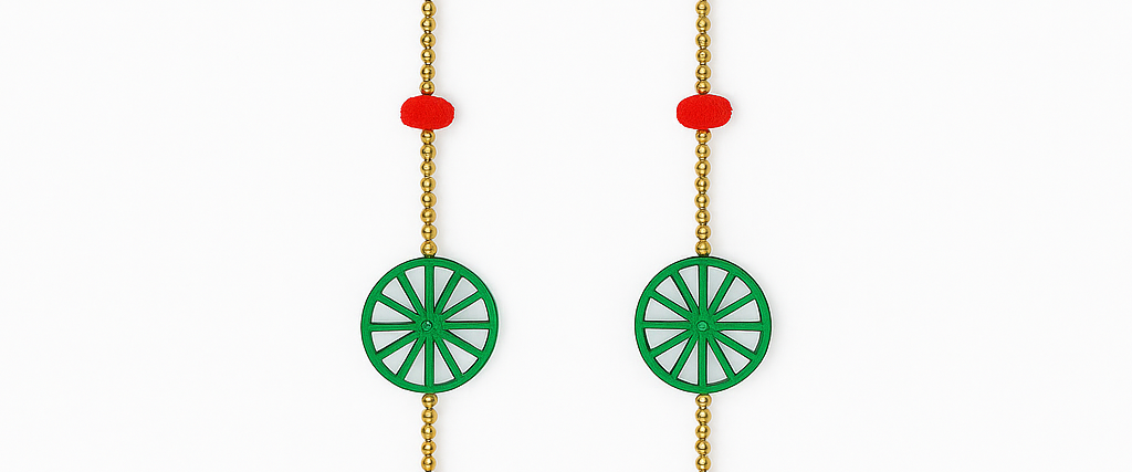 Vibrant Wheel Design Hanging Toran with Bells – Multicolor Decorative Door Hanging SET OF 2